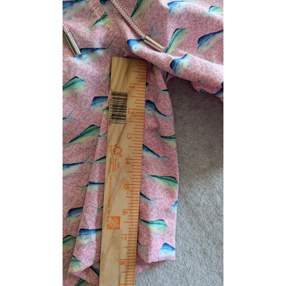 Peter Millar Mens Swim Trunks Medium Seaside Collection Shorts Fish Lined - Picture 7 of 9